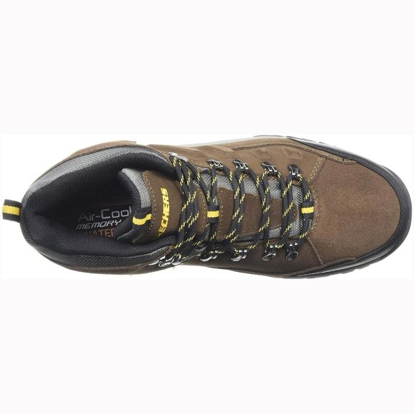 Brand New Skechers Relaxed Fit Relment Pelmo Waterproof Leather Hiking Boots - Picture 5 of 7